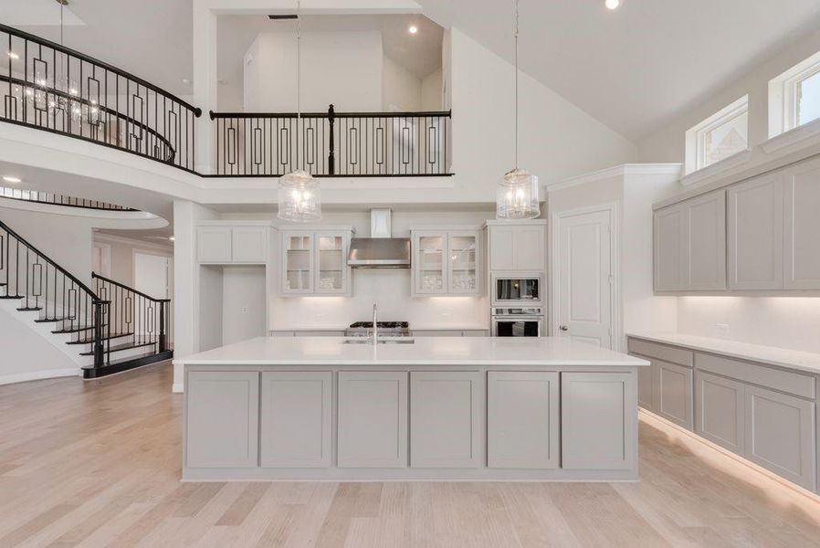 Furnished interior view inside a new home in Wellspring Estates, Celina (Image 12). Furnished interior view inside a new home in Wellspring Estates, Celina (Image 12).
