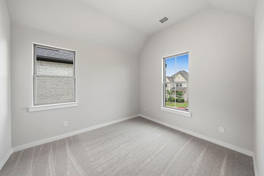 Spacious, unfurnished interior of a new home in Light Farms Brenham - 40' Lots, Celina (Image 29). Spacious, unfurnished interior of a new home in Light Farms Brenham - 40' Lots, Celina (Image 29).