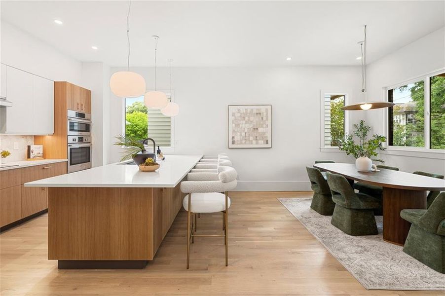 Furnished interior view inside a new home in , Atlanta (Image 8).