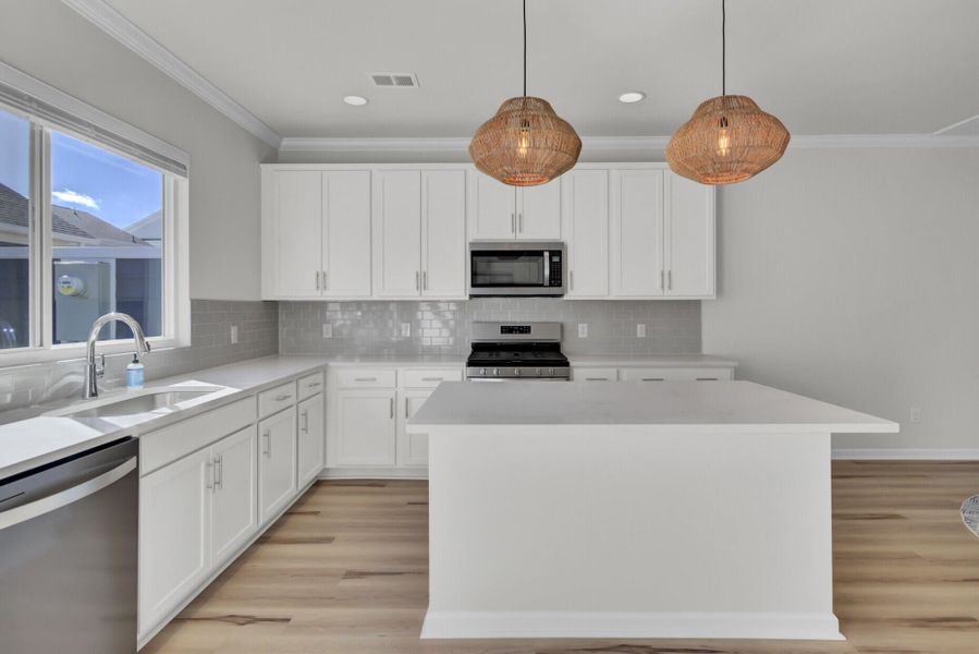 Furnished interior view inside a new home in , Summerville (Image 11).