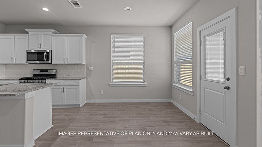 Furnished interior view inside a new home in Westmont, Lubbock (Image 3).