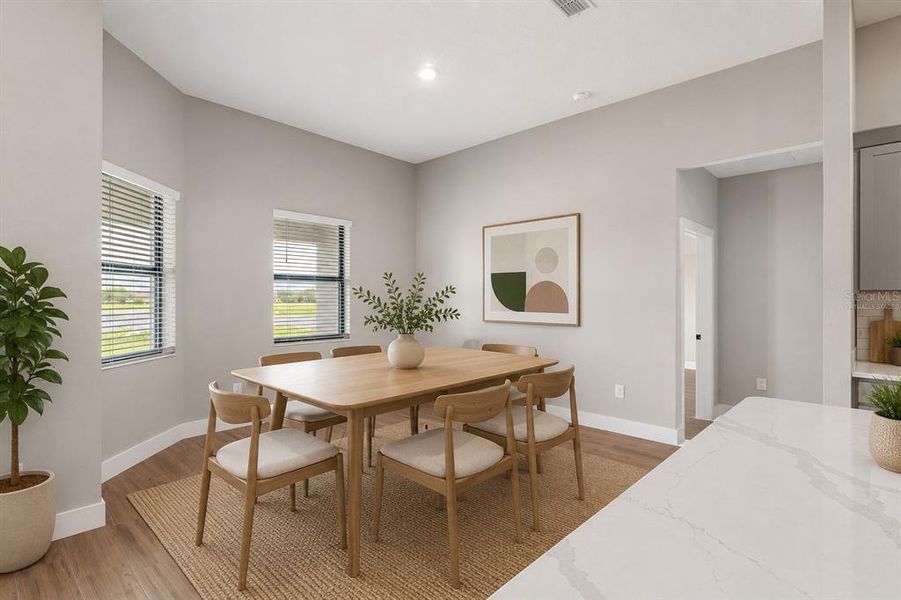 Furnished interior view inside a new home in , Dover (Image 8).