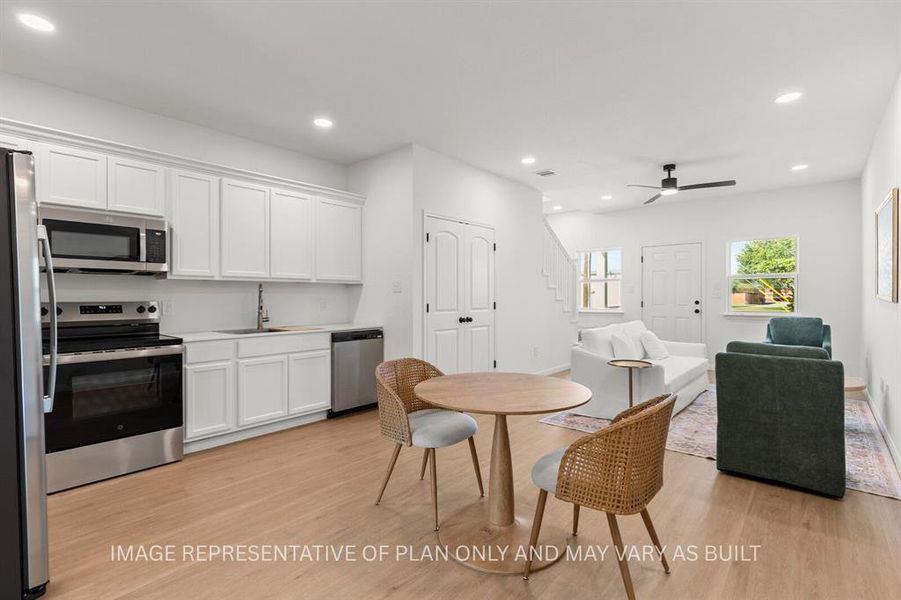 Furnished interior view inside a new home in , Waco (Image 11).