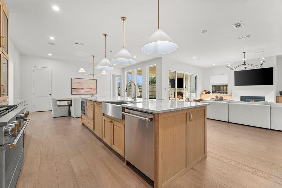 Furnished interior view inside a new home in , Dallas (Image 27).