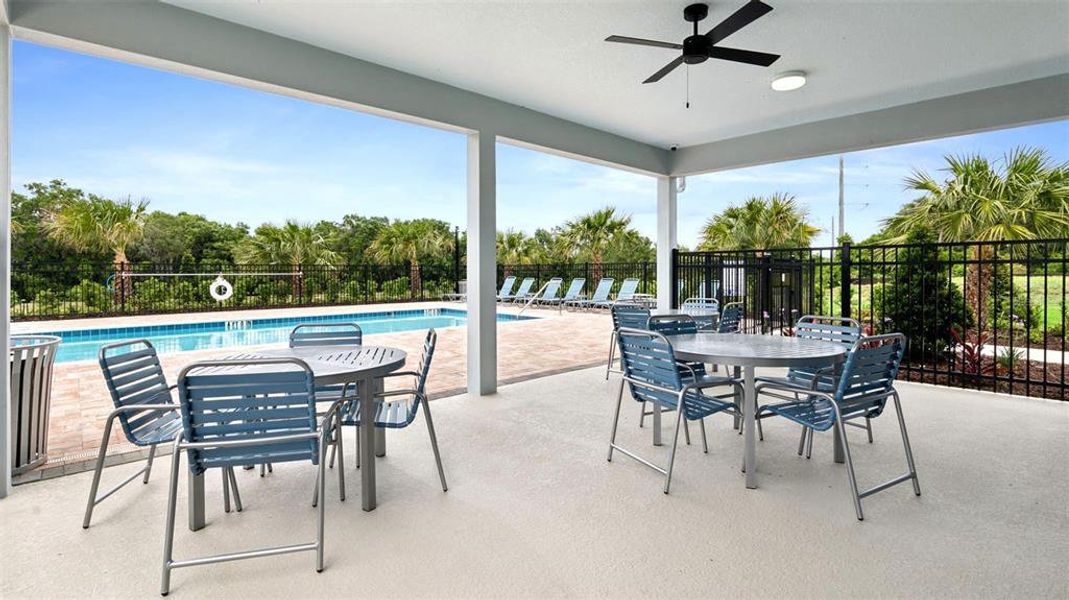 Exterior details and patio area of a home in , Osteen (Image 3).