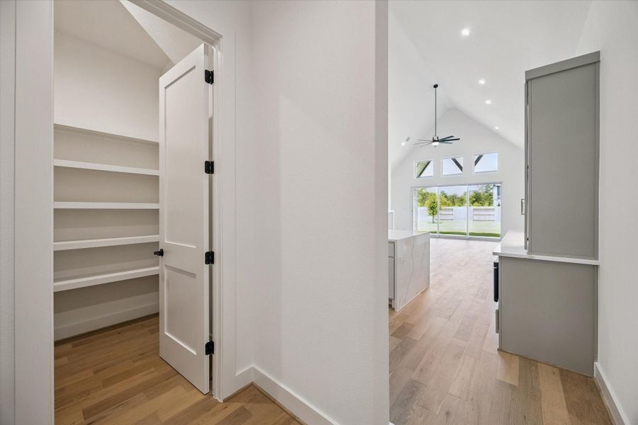 Pantry off the Kitchen.