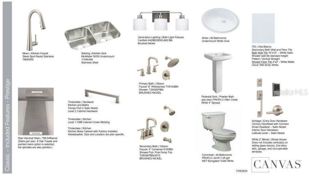 Design Selections. Home is currently under construction, selections subject to change.