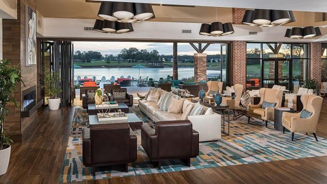 Furnished interior view inside a new home in Ocala Preserve, Ocala (Image 12).
