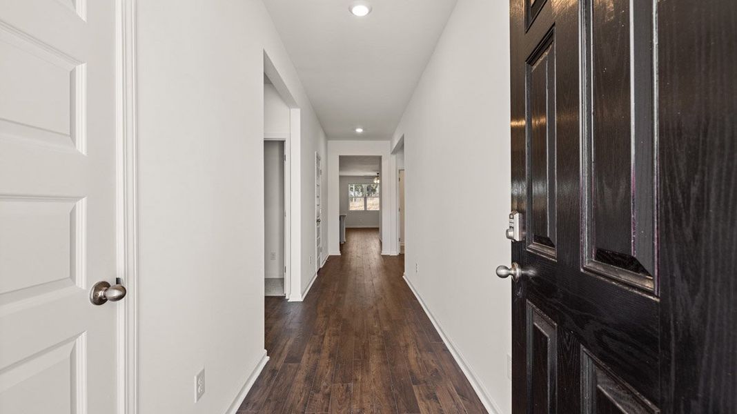 Spacious, unfurnished interior of a new home in The Abbey at Trolley Run Station, Aiken (Image 9). Spacious, unfurnished interior of a new home in The Abbey at Trolley Run Station, Aiken (Image 9).