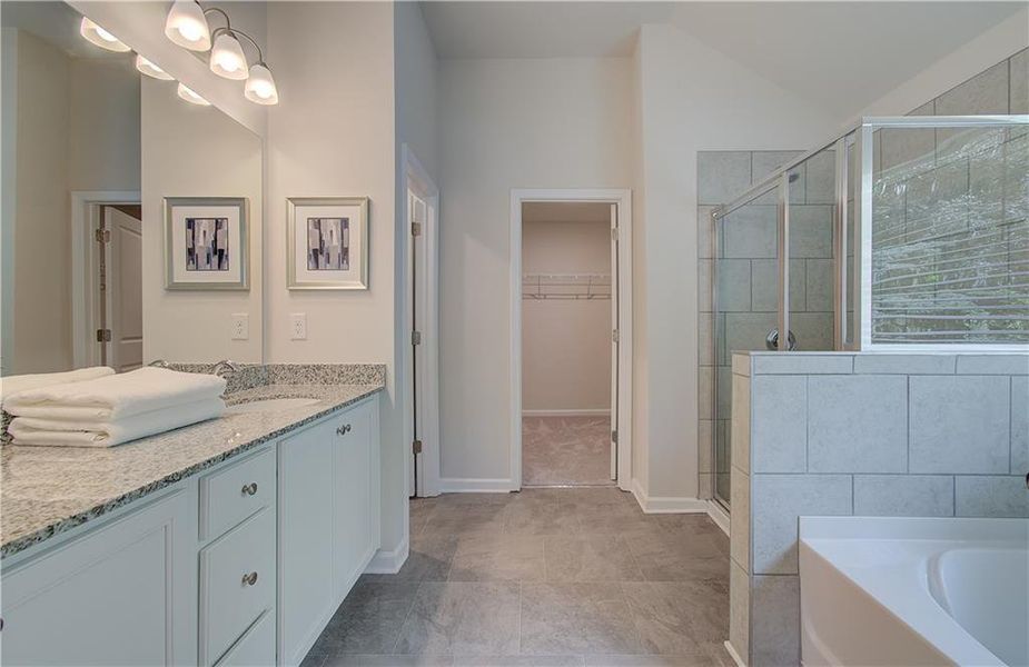 Furnished interior view inside a new home in Whisper Creek, Atlanta (Image 6).