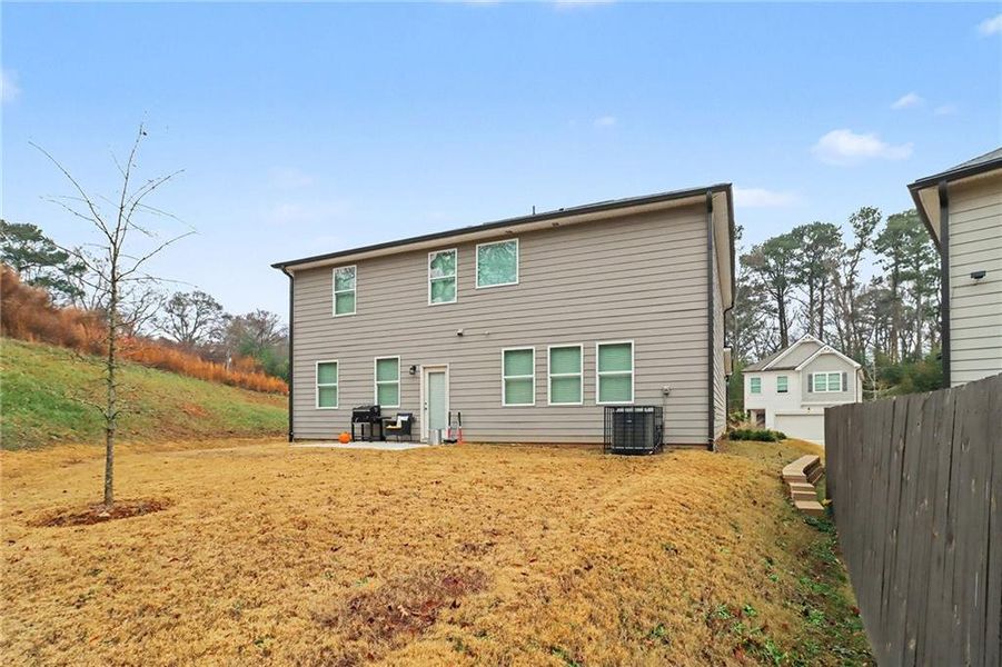 Exterior details and patio area of a home in , Atlanta (Image 9).