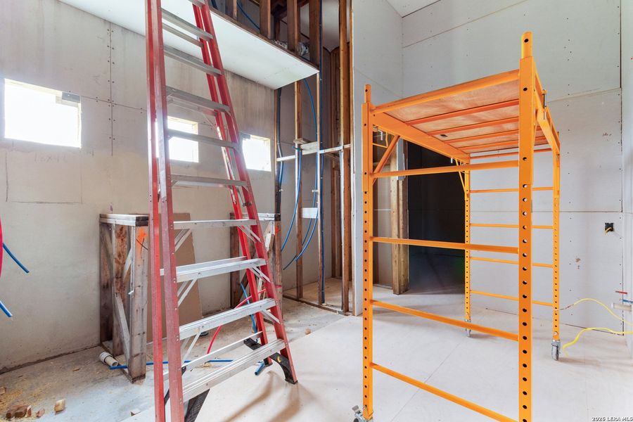 In-progress construction of a new home in , San Antonio, TX (Image 7).