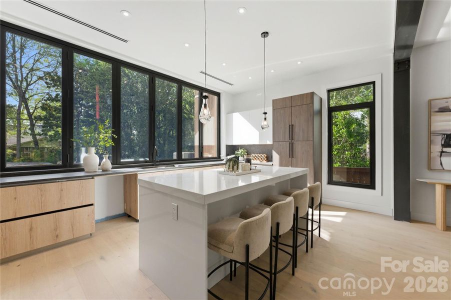 Furnished interior view inside a new home in , Charlotte (Image 12).