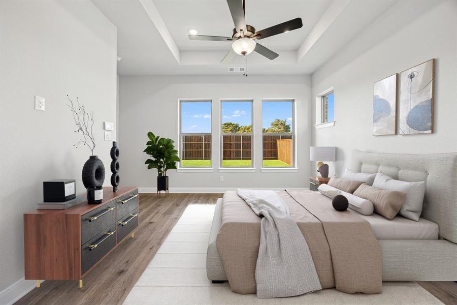 Furnished interior view inside a new home in Northshore at Lakewood Village - Garden Series, Lakewood Village (Image 13).