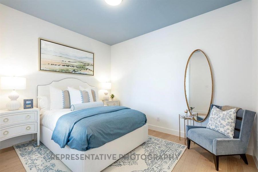 Furnished interior view inside a new home in Star Trail, Prosper (Image 29).