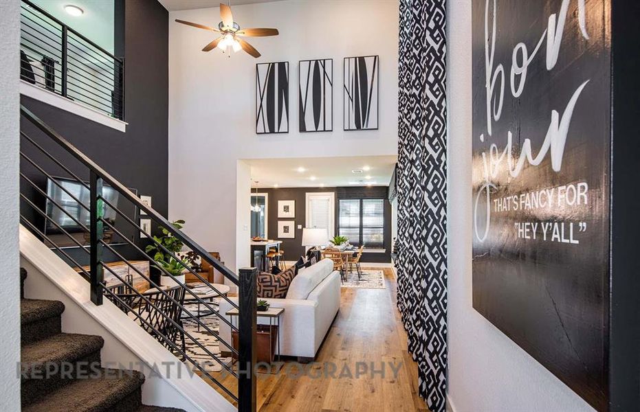 Furnished interior view inside a new home in Wellington, Haslet (Image 18).