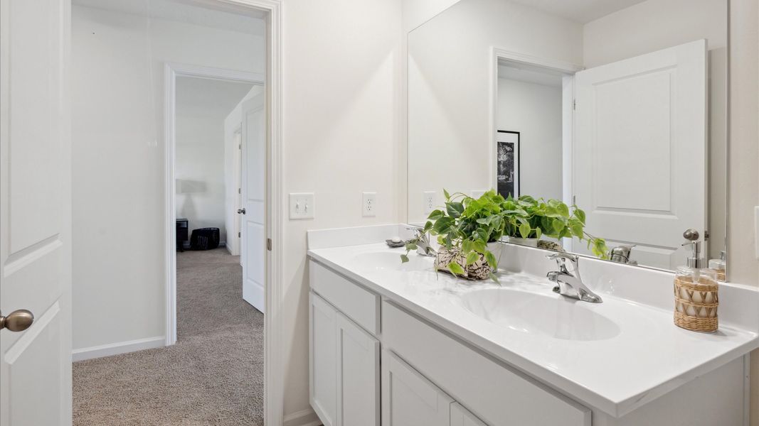 Furnished interior view inside a new home in Hudson Terrace, Bristol (Image 19). Furnished interior view inside a new home in Hudson Terrace, Bristol (Image 19).