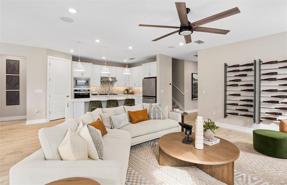 Furnished interior view inside a new home in Willow Ridge, Montverde (Image 8).