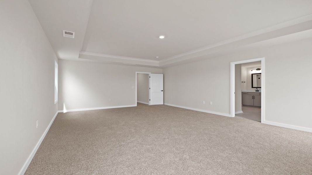 Spacious, unfurnished interior of a new home in Adams Glen, Greenville (Image 32).