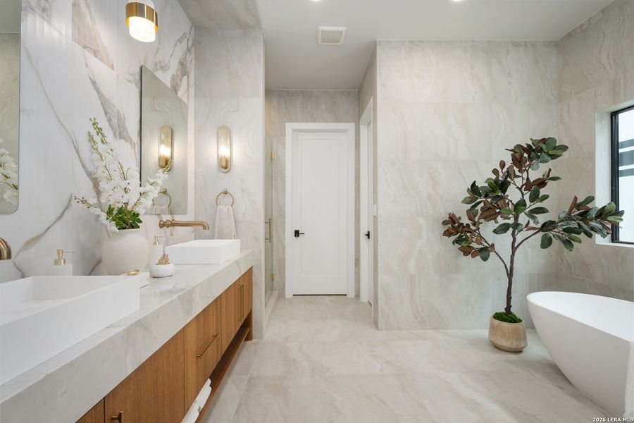 Furnished interior view inside a new home in , San Antonio (Image 38).