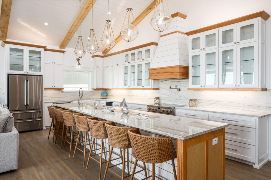 Furnished interior view inside a new home in , Bolivar Peninsula (Image 7).