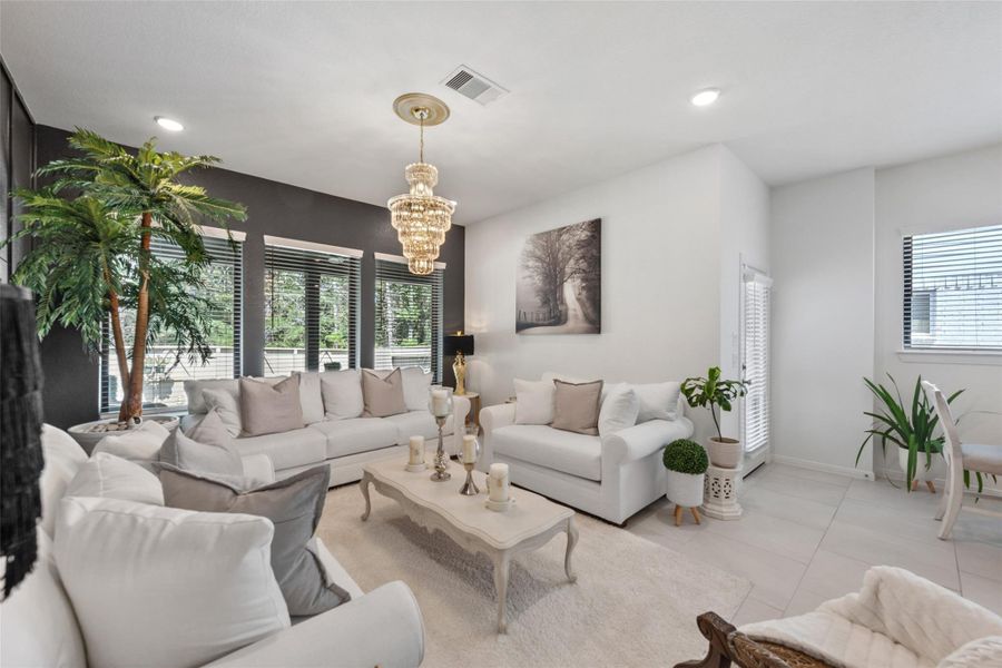 Furnished interior view inside a new home in Audubon - Terrace Collection, Magnolia (Image 6).