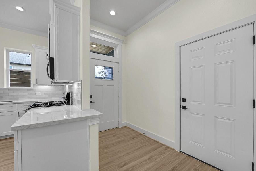 Furnished interior view inside a new home in , Houston (Image 11).