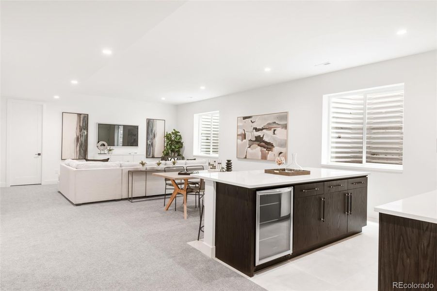 Furnished interior view inside a new home in , Denver (Image 35).