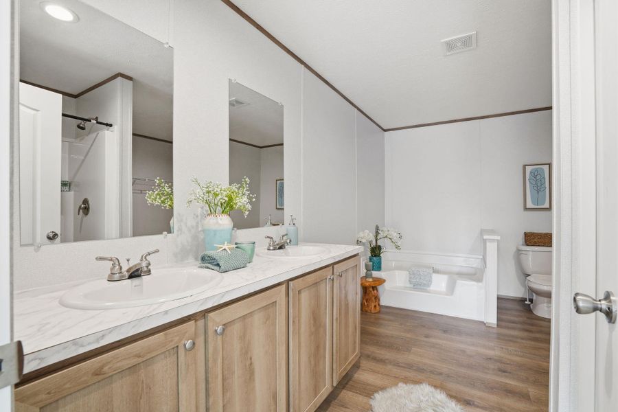 Furnished interior view inside a new home in , St. Stephen (Image 14).