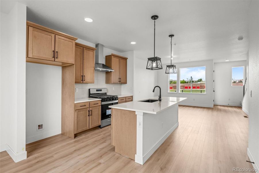 Furnished interior view inside a new home in , Denver (Image 6).