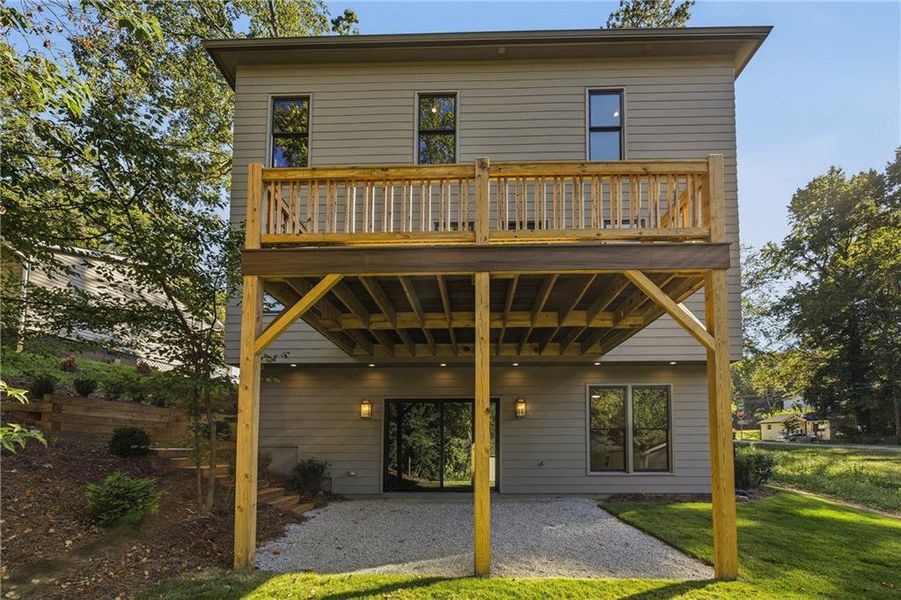 Exterior details and patio area of a home in , Scottdale (Image 25).