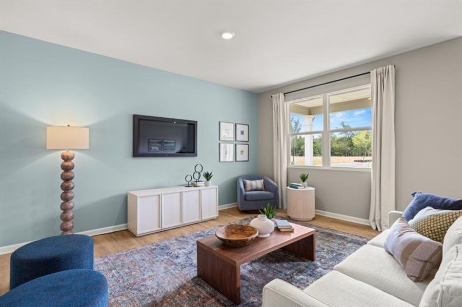 Furnished interior view inside a new home in Northberry, Rome (Image 16).