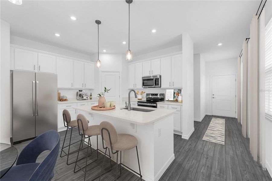 Furnished interior view inside a new home in Wynnstone, Davenport (Image 10).