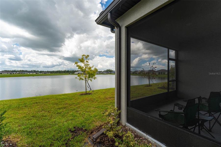Exterior details and patio area of a home in Prosperity Lakes Active Adult, Parrish (Image 33).