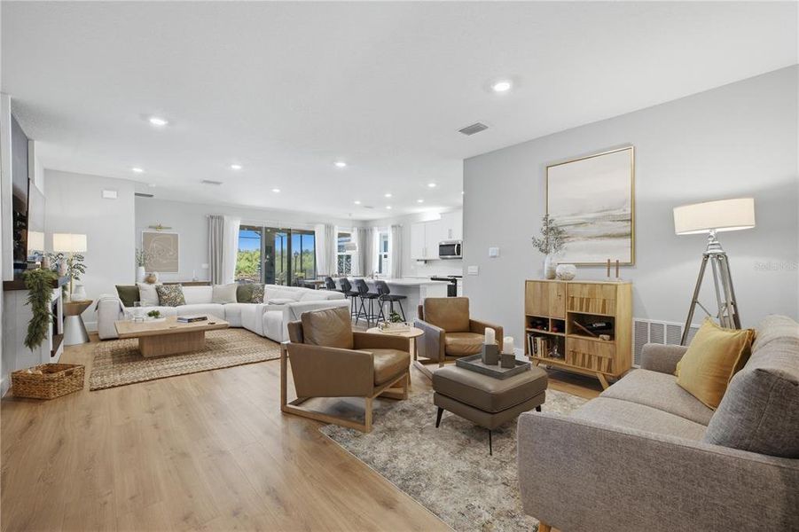 Furnished interior view inside a new home in Farm at Varrea, Plant City (Image 6).