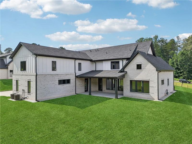 Exterior details and patio area of a home in , Braselton (Image 65).