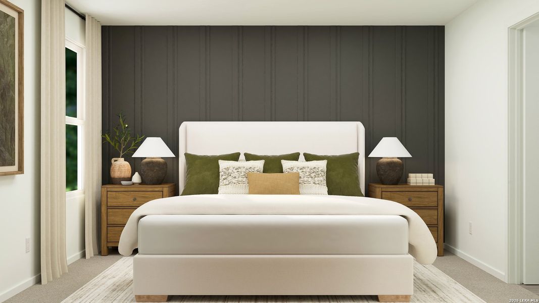 Furnished interior view inside a new home in , Kerrville (Image 14).