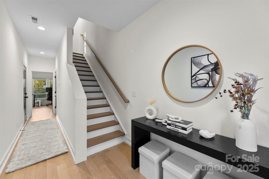 Furnished interior view inside a new home in , Charlotte (Image 8).