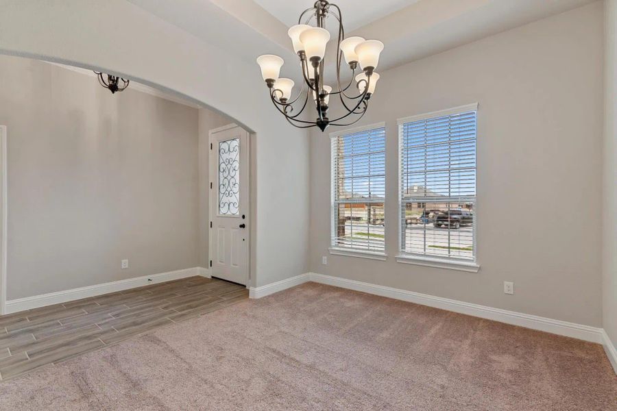 Dining Room | Concept 2404 at Massey Meadows in Midlothian, TX by Landsea Homes