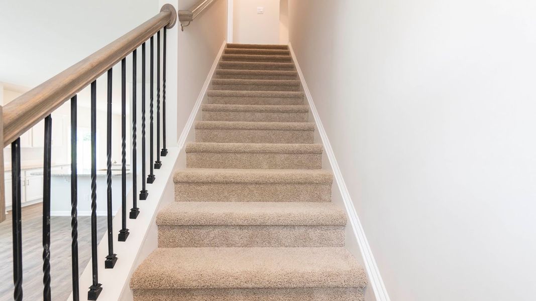 Spacious, unfurnished interior of a new home in The Landing at Summerhaven, Mebane (Image 17).