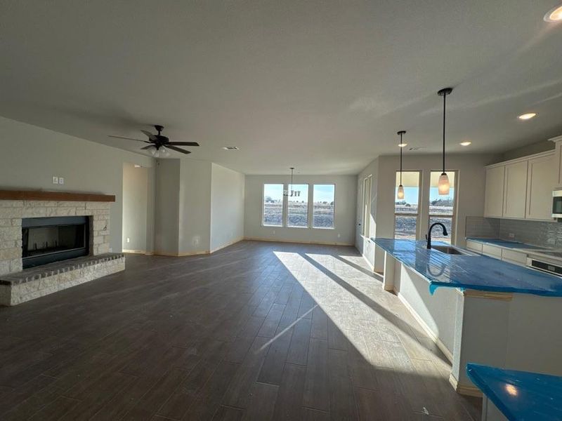 In-progress construction of a new home in Terra Escalante, Blue Ridge, TX (Image 11).