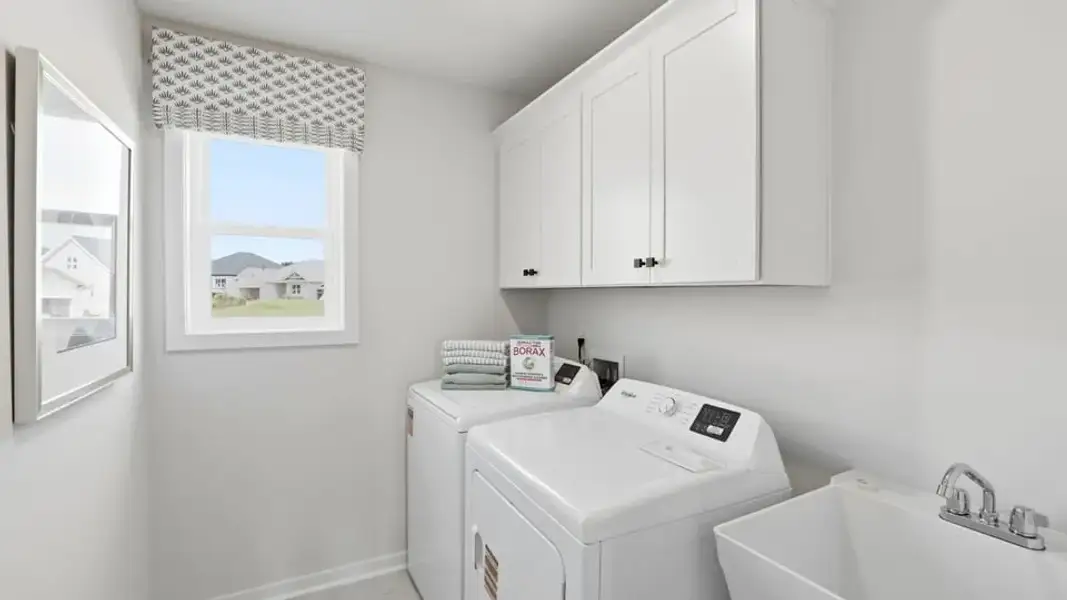 Furnished interior view inside a new home in Spring Ridge Reserve, Anderson (Image 38). Furnished interior view inside a new home in Spring Ridge Reserve, Anderson (Image 38).