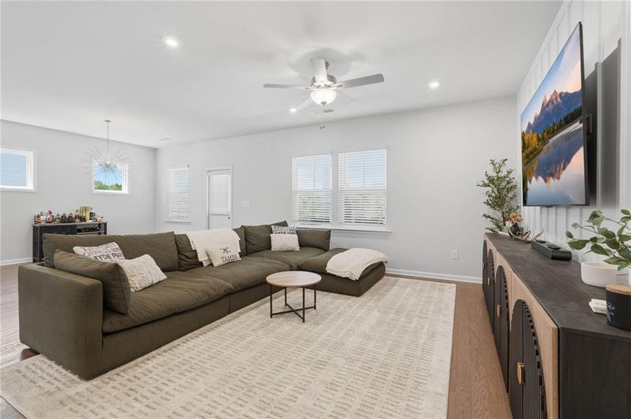 Furnished interior view inside a new home in Berkeley Mill, Cumming (Image 17).