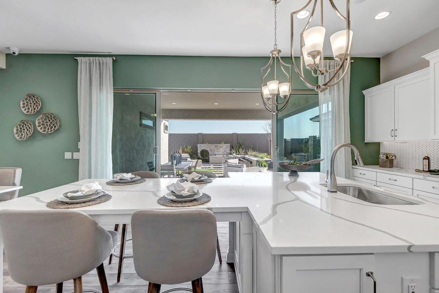 Furnished interior view inside a new home in Black Rock at Verrado, Litchfield Park (Image 25). Furnished interior view inside a new home in Black Rock at Verrado, Litchfield Park (Image 25).