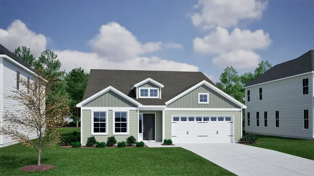 Representative exterior photo of a completed home built from the Lanier - Genesis Value Collection by Mungo Homes in Fairfield Place East and West, Chesnee, SC (Image 16). Representative exterior photo of a completed home built from the Lanier - Genesis Value Collection by Mungo Homes in Fairfield Place East and West, Chesnee, SC (Image 16).