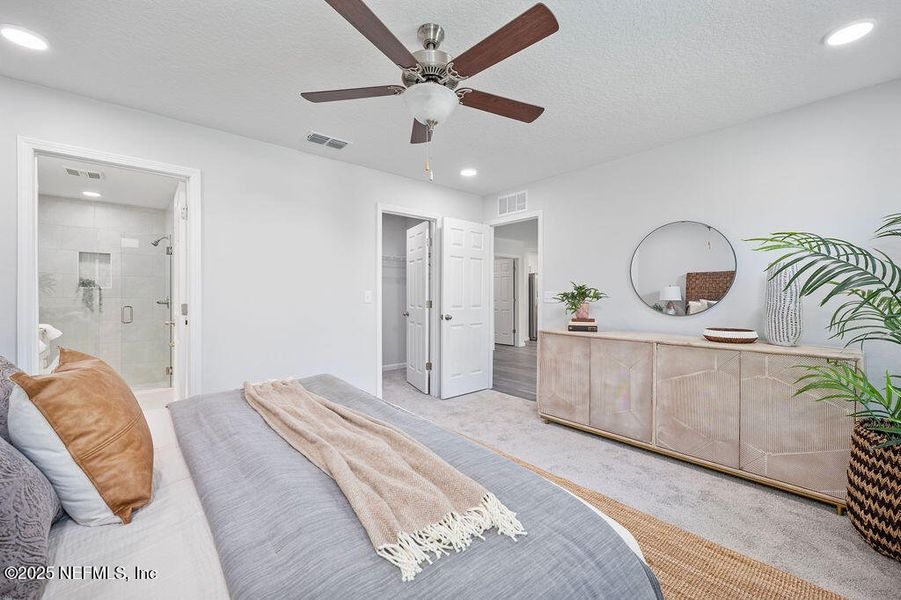 Furnished interior view inside a new home in , Jacksonville (Image 10). Furnished interior view inside a new home in , Jacksonville (Image 10).