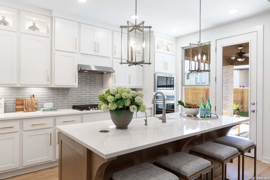 Furnished interior view inside a new home in La Cima, San Marcos (Image 39).