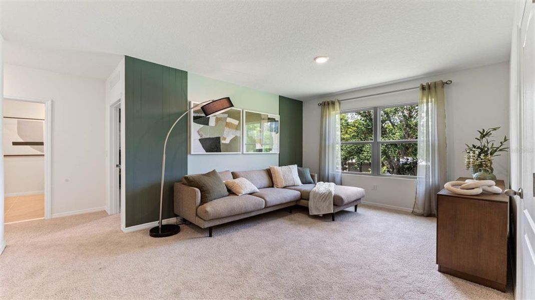 Furnished interior view inside a new home in Oak Leaf Preserve, New Smyrna Beach (Image 13).