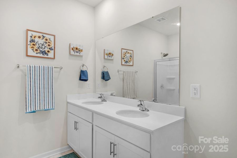 Double Sinks in Primary Bathroom Double Sinks in Primary Bathroom