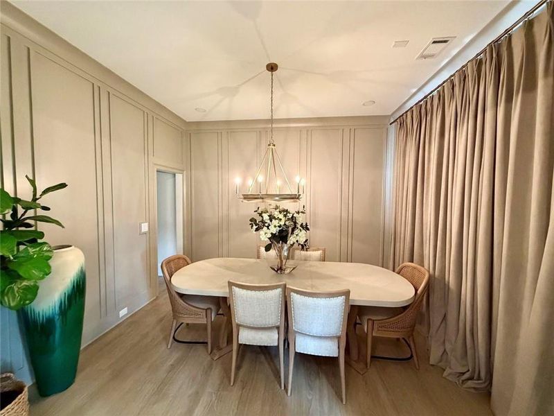 Furnished interior view inside a new home in , Marietta (Image 44).